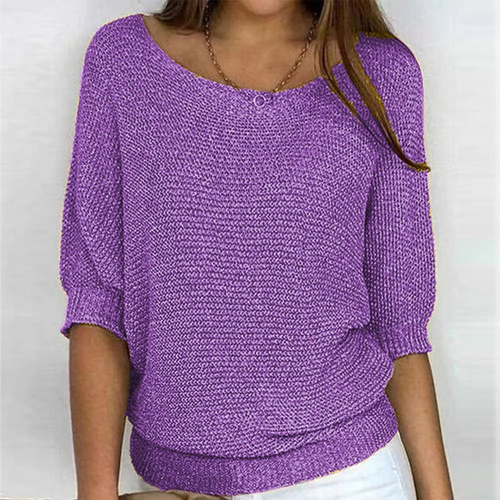 Carla comfort sweater in multiple color options displayed side by side