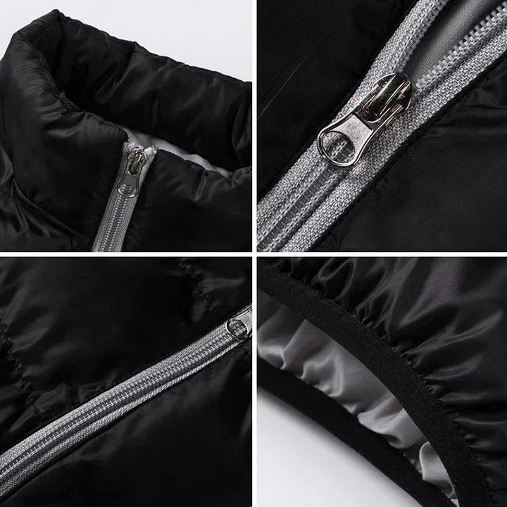 Back view of the Hendrix Elegant Thermal Jacket displaying its streamlined design
