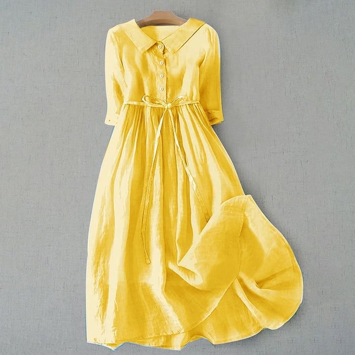 Flat lay of the Tammie casual dress in multiple color options available at BobaFashion